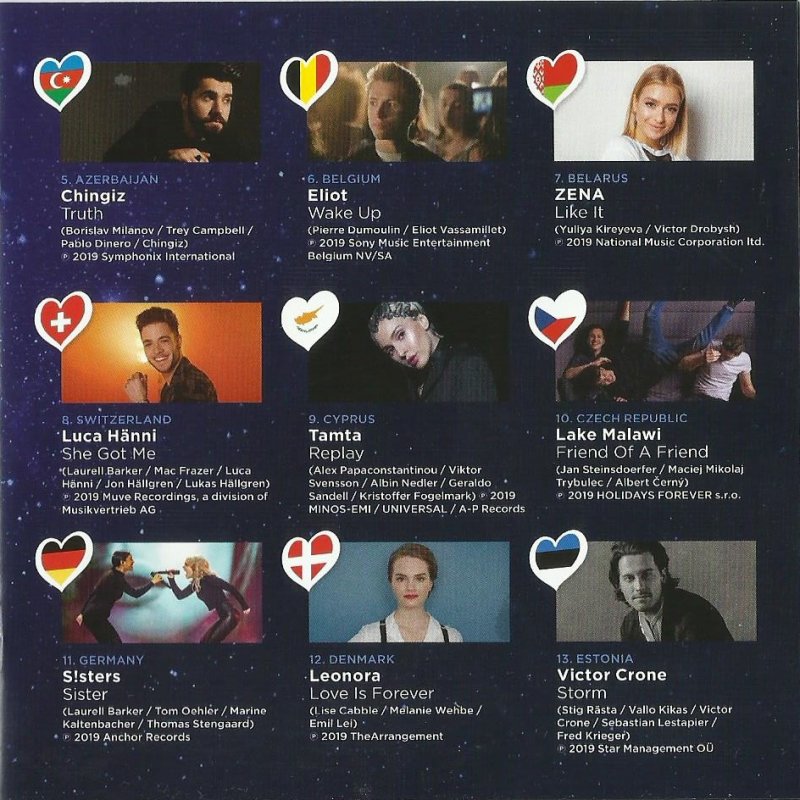 Eurovision Song Contest 2019; Tel Aviv dare to dream : Booklet 2